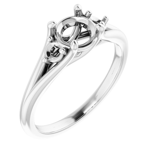 Accented Engagement Ring
