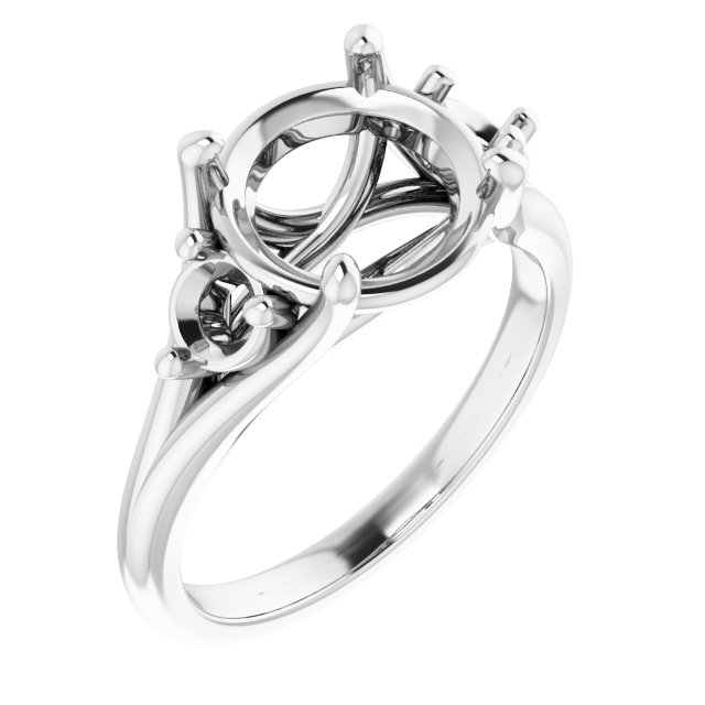 Accented Engagement Ring