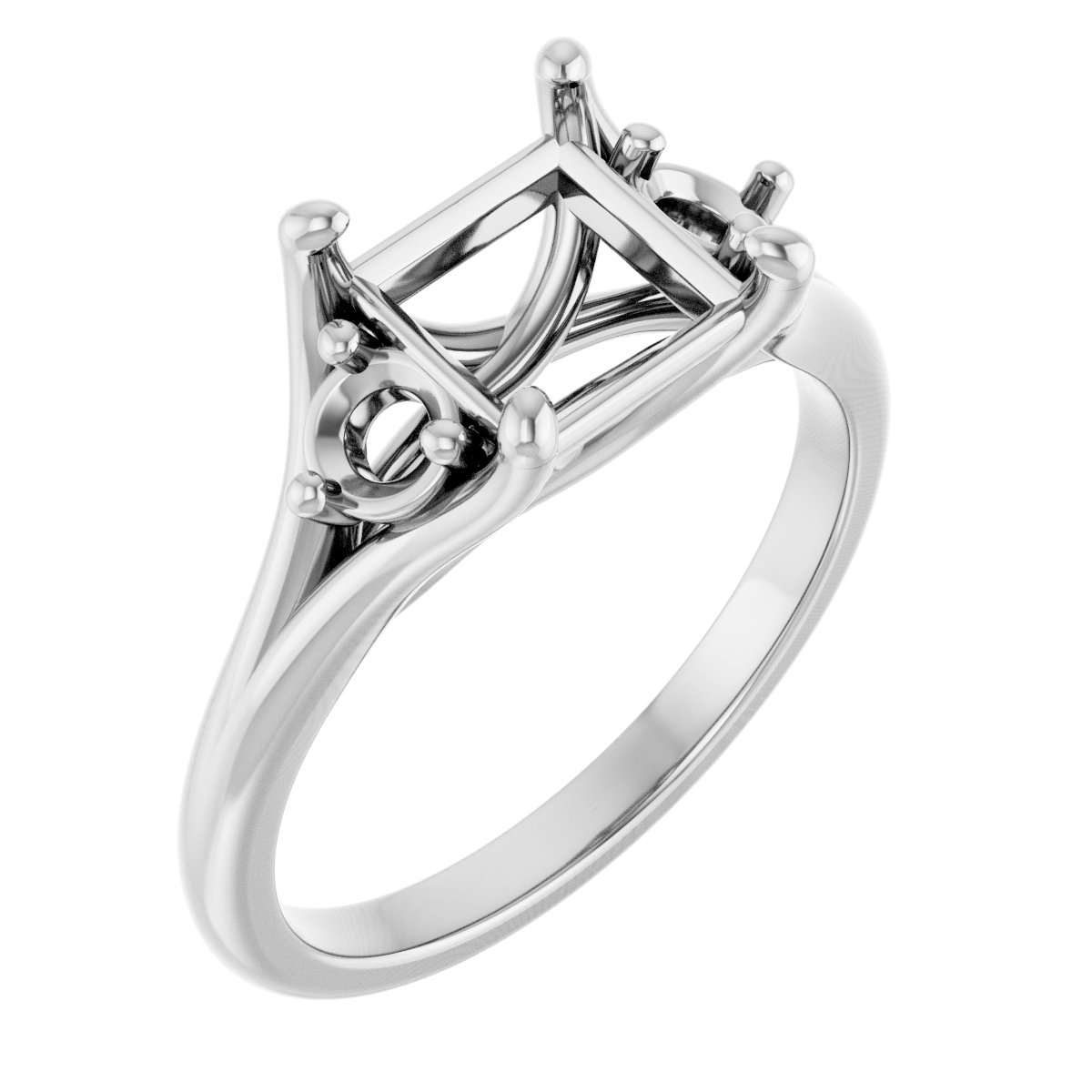 Accented Engagement Ring
