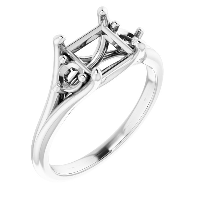 Accented Engagement Ring