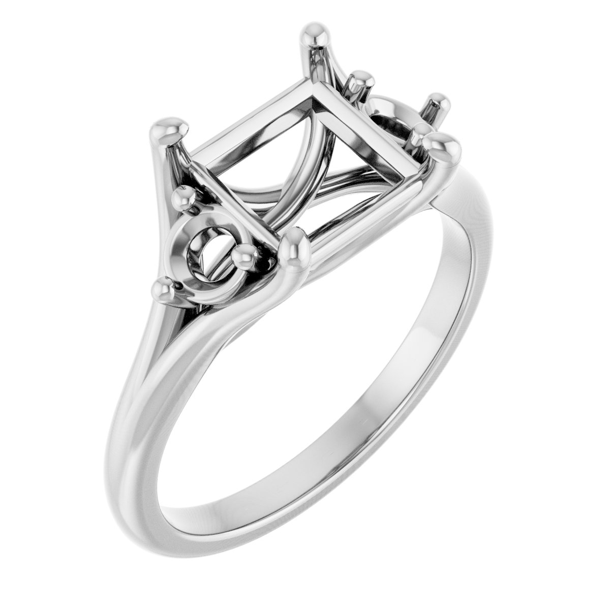 Accented Engagement Ring