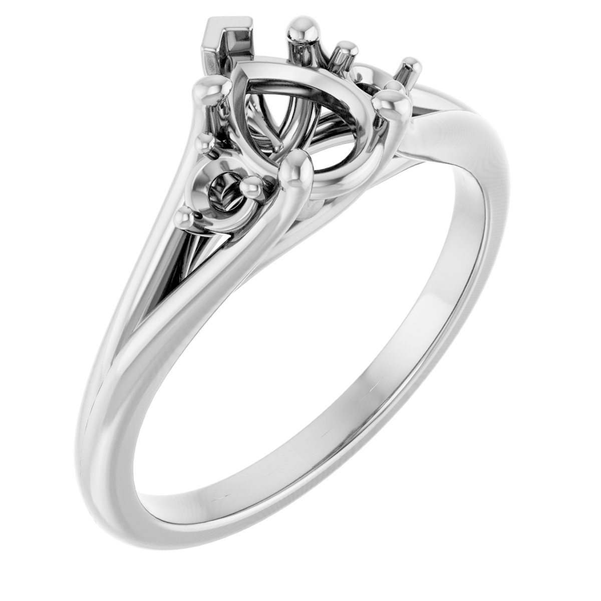 Accented Engagement Ring