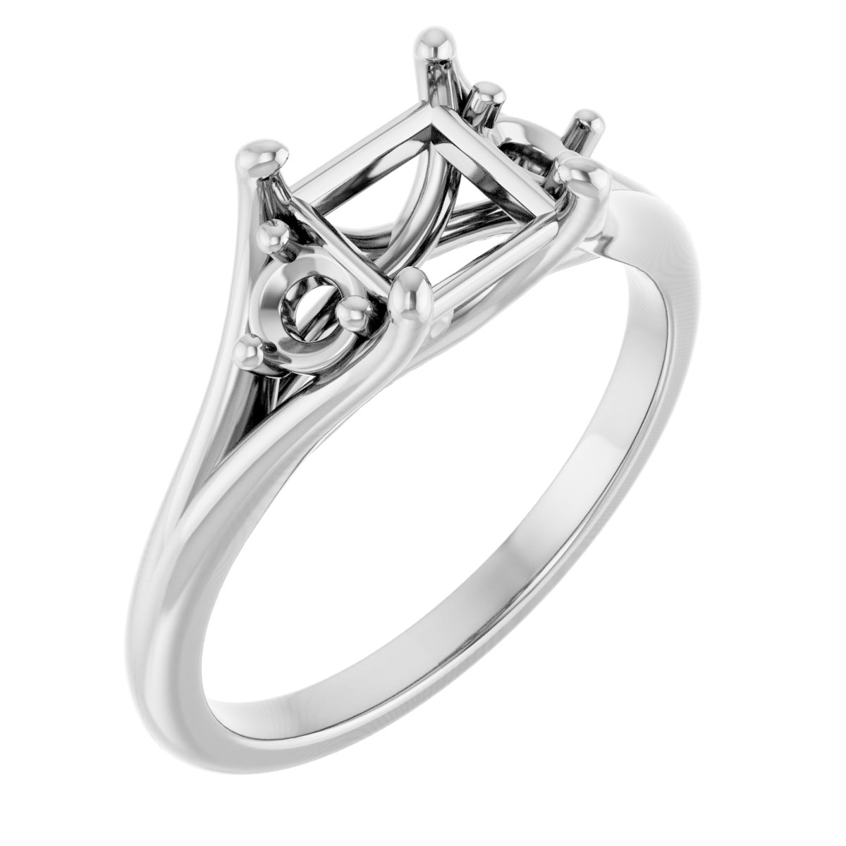 Accented Engagement Ring