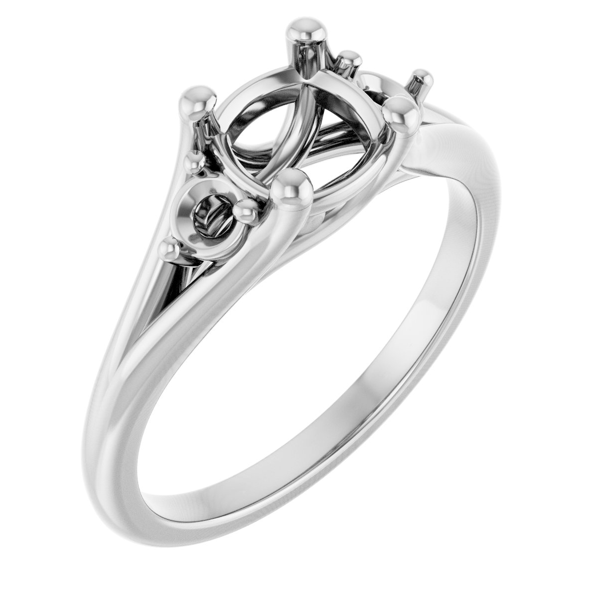 Accented Engagement Ring