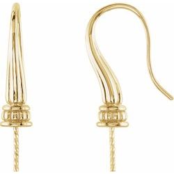Bishop Hook Earring for South Sea Cultured Pearls