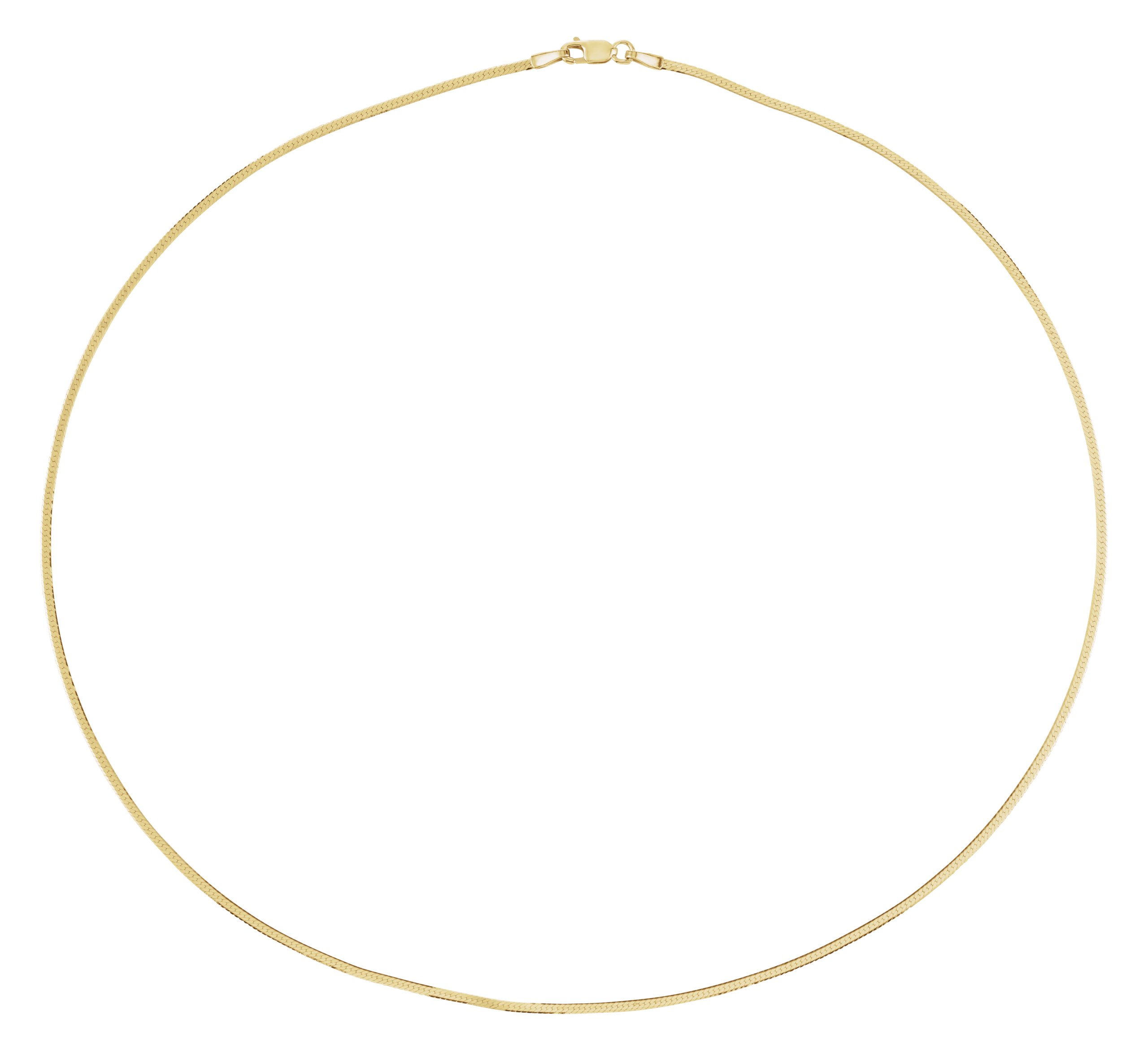 14K Yellow 1.6 mm Herringbone 20 Chain