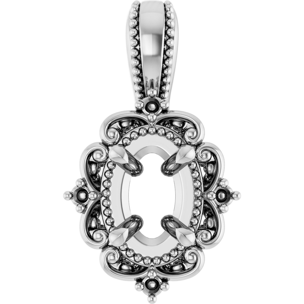 14k White Gold