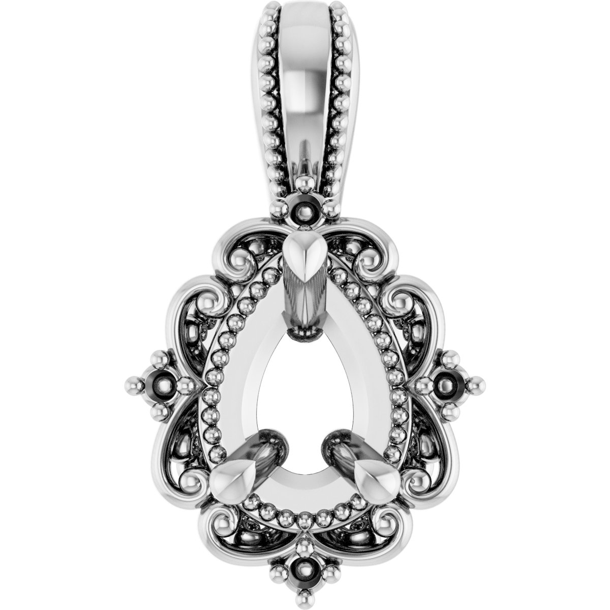 14k White Gold