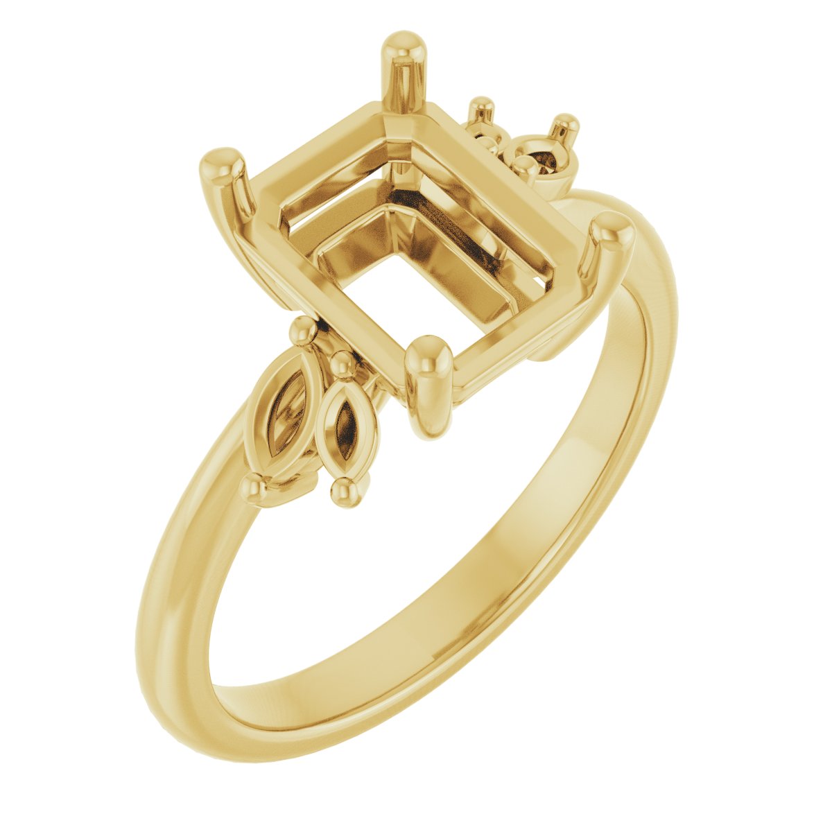 Accented Engagement Ring