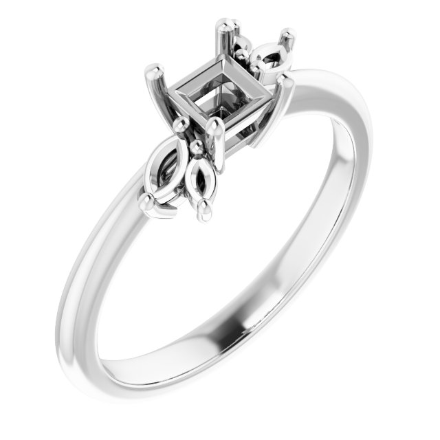 Accented Engagement Ring