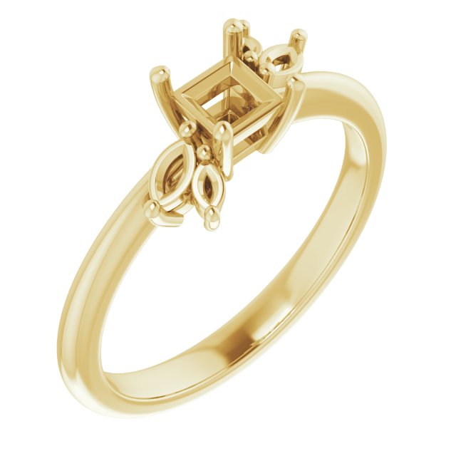 Accented Engagement Ring