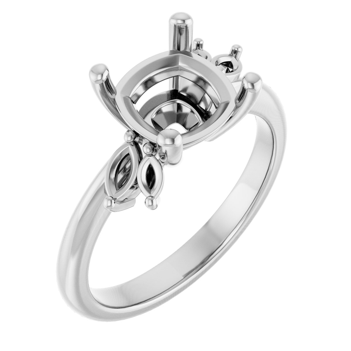 Accented Engagement Ring