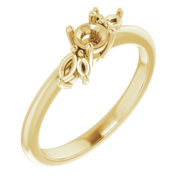Accented Engagement Ring