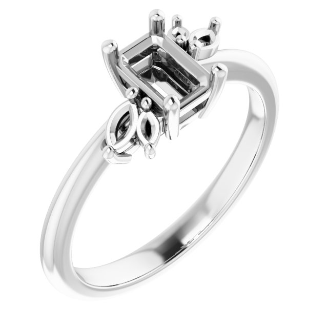Accented Engagement Ring