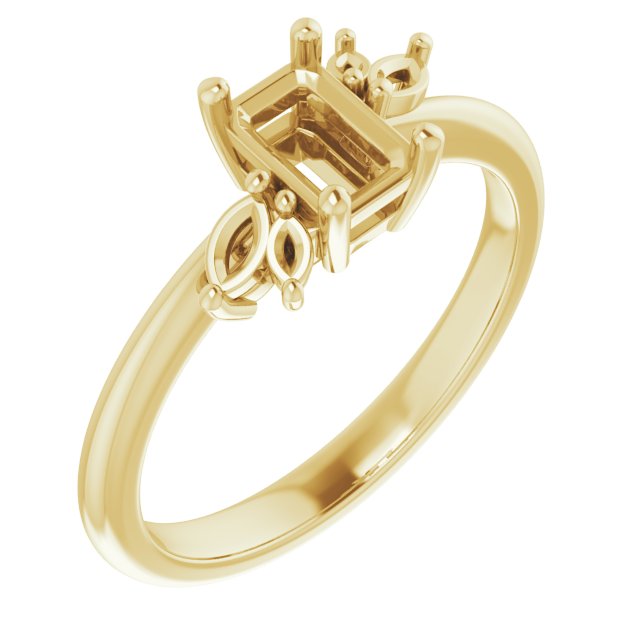 Accented Engagement Ring