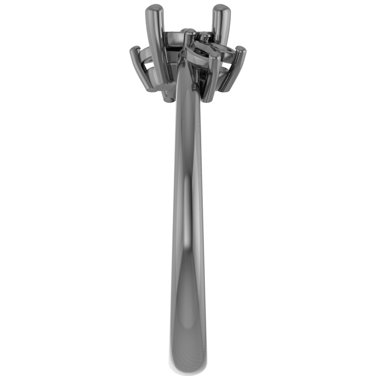 8.8 mm Round Engagement Ring Mounting view 4