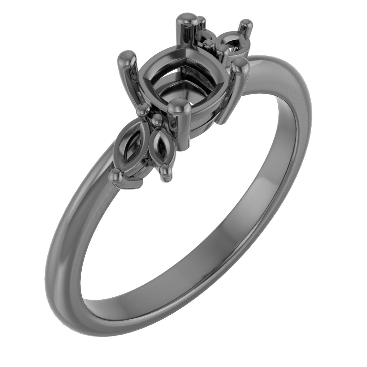 8.8 mm Round Engagement Ring Mounting