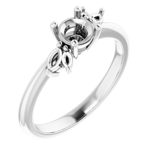 Accented Engagement Ring