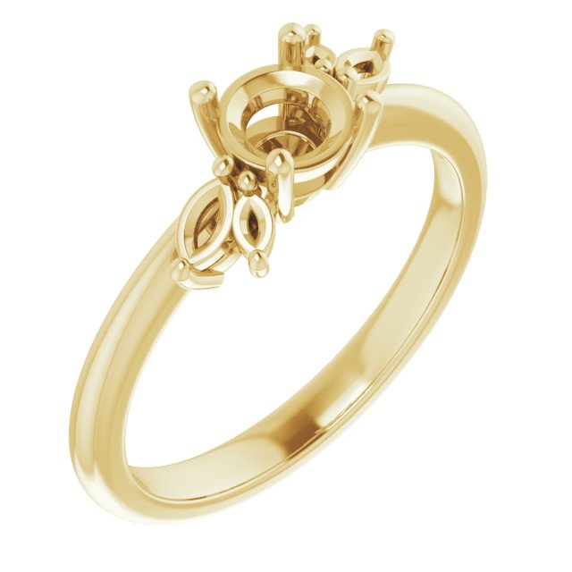 Accented Engagement Ring