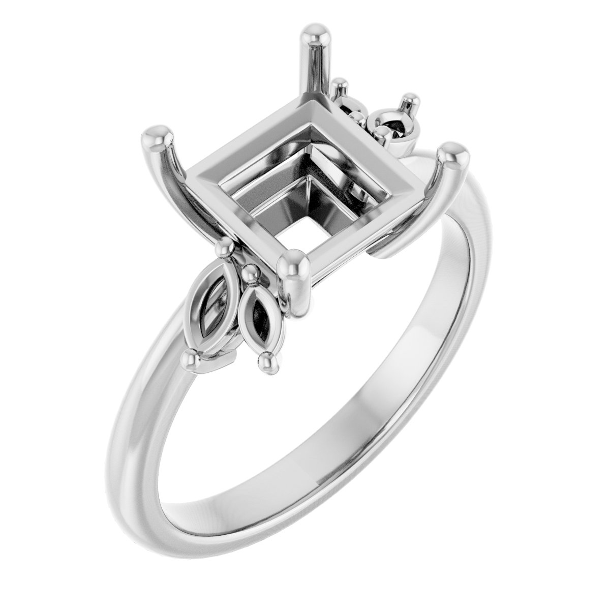 Accented Engagement Ring