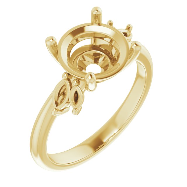 Accented Engagement Ring
