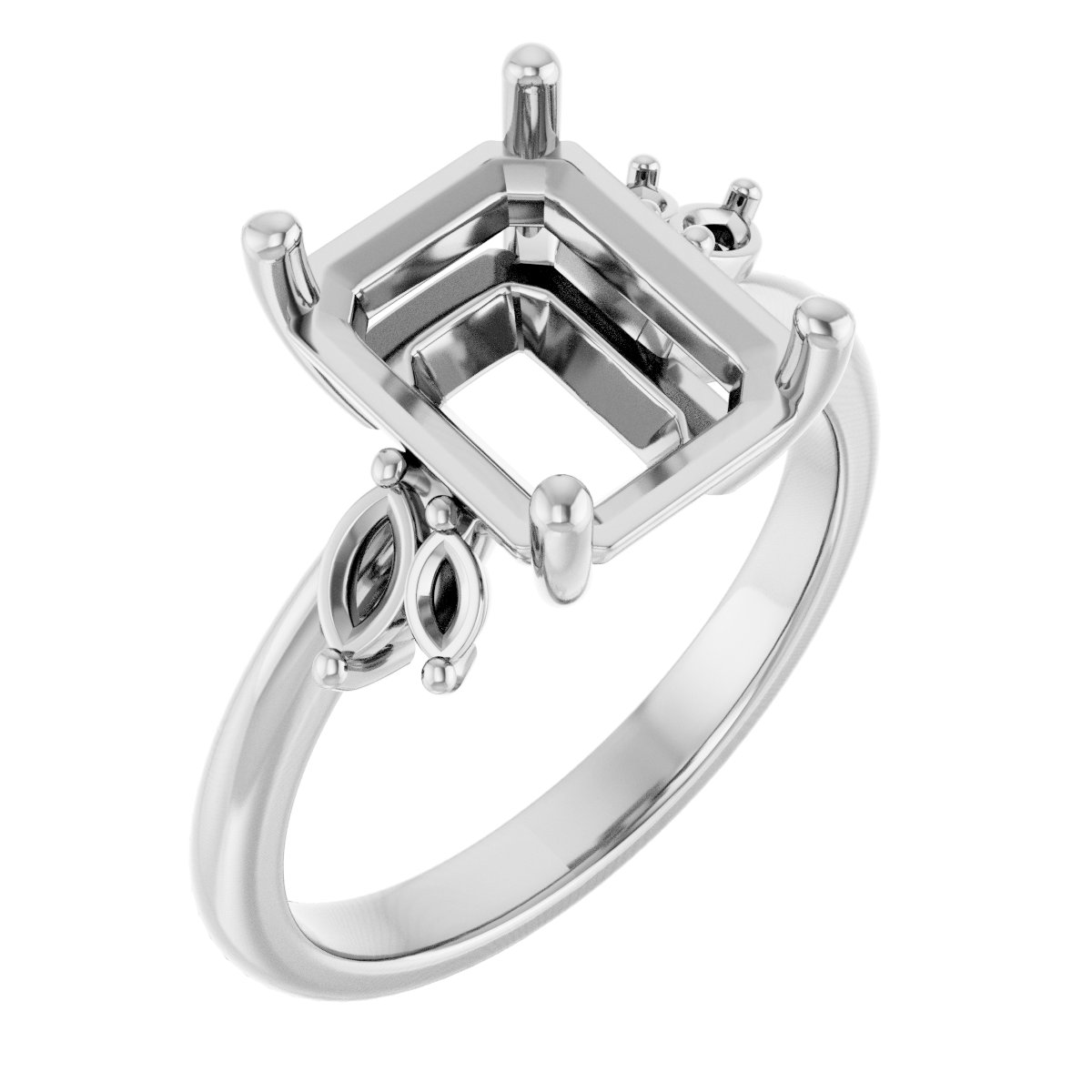Accented Engagement Ring