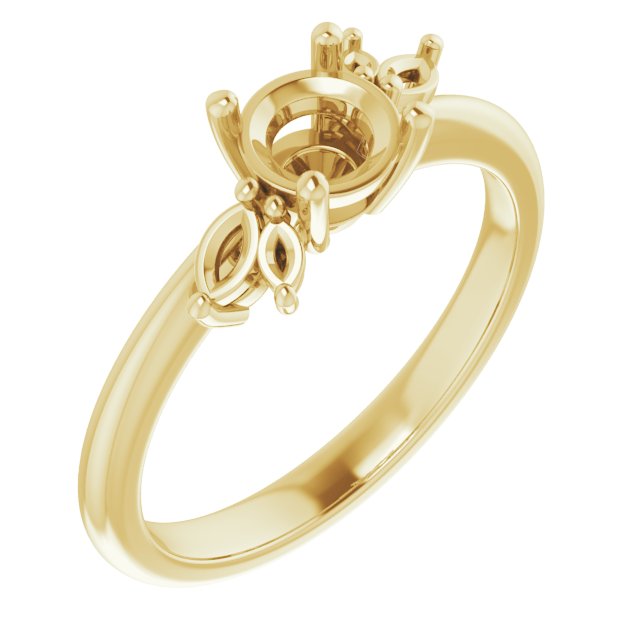 Accented Engagement Ring