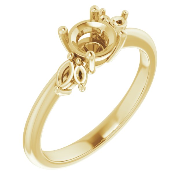 Accented Engagement Ring