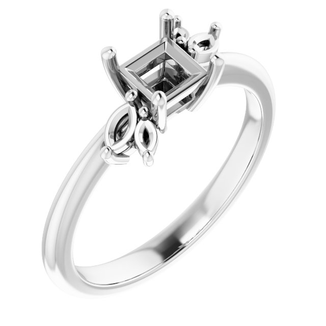 Accented Engagement Ring