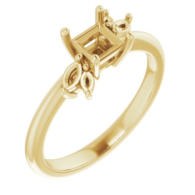 Accented Engagement Ring