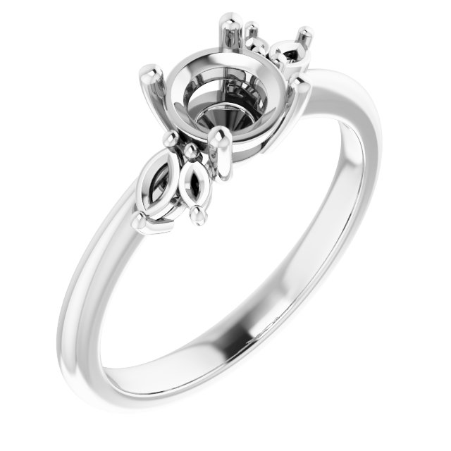 Accented Engagement Ring