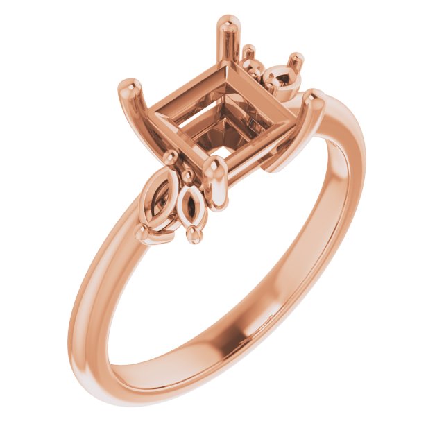 Accented Engagement Ring