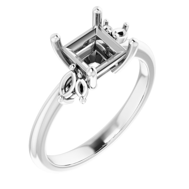 Accented Engagement Ring