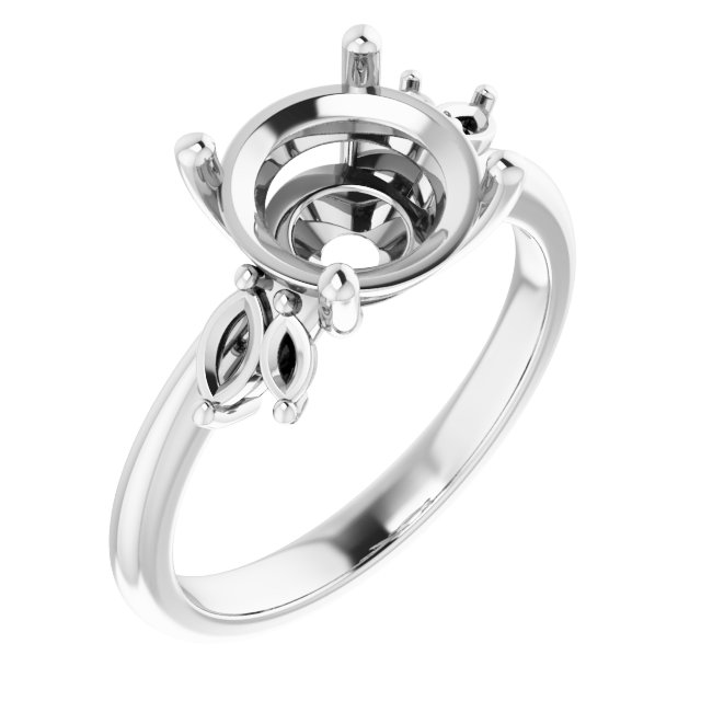 Accented Engagement Ring