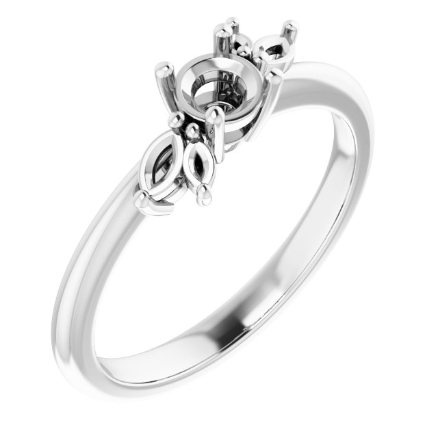 Accented Engagement Ring