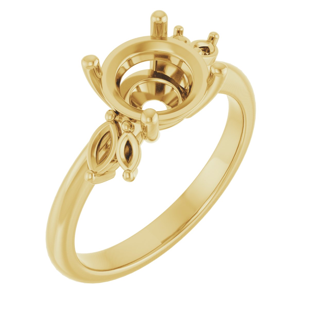 Accented Engagement Ring