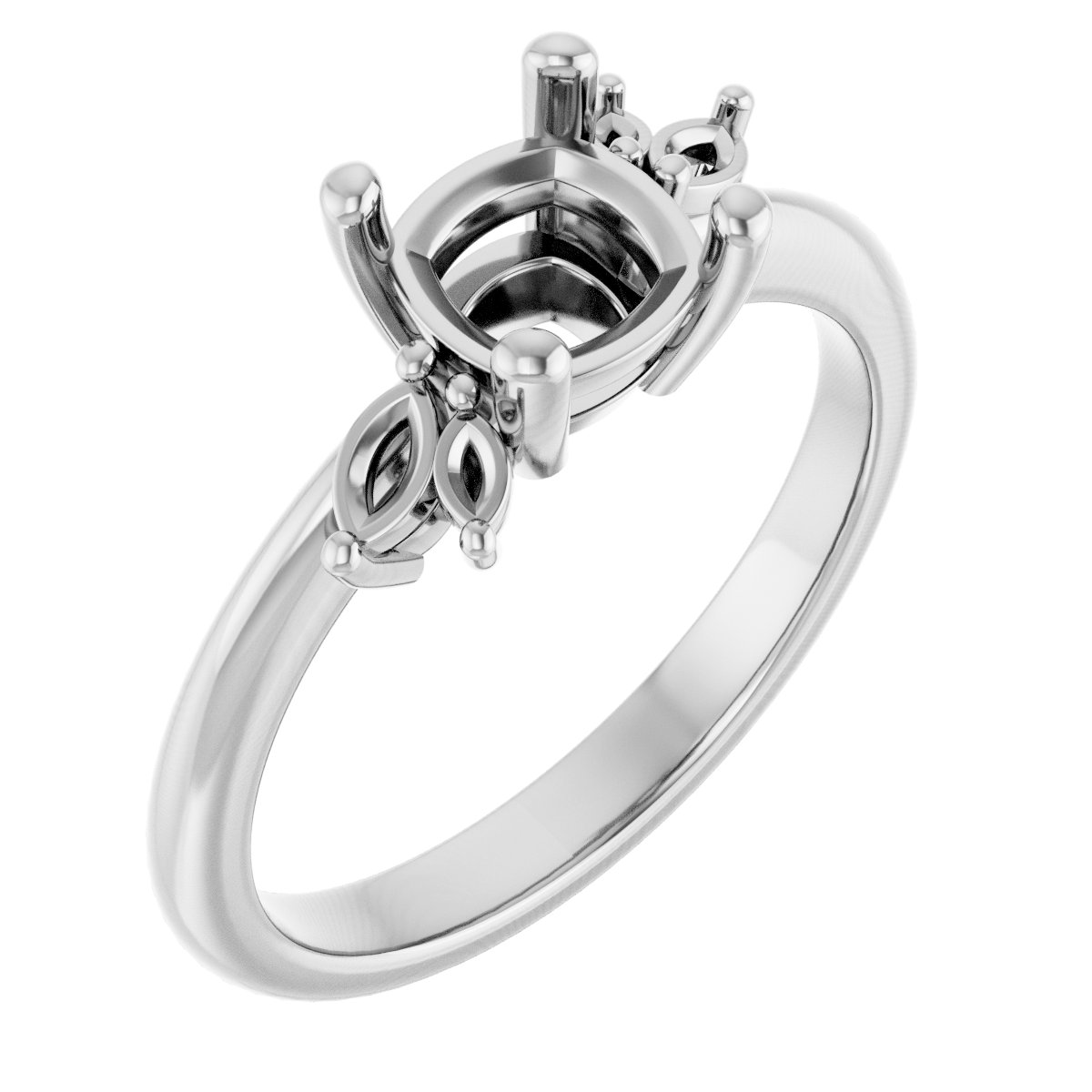Accented Engagement Ring