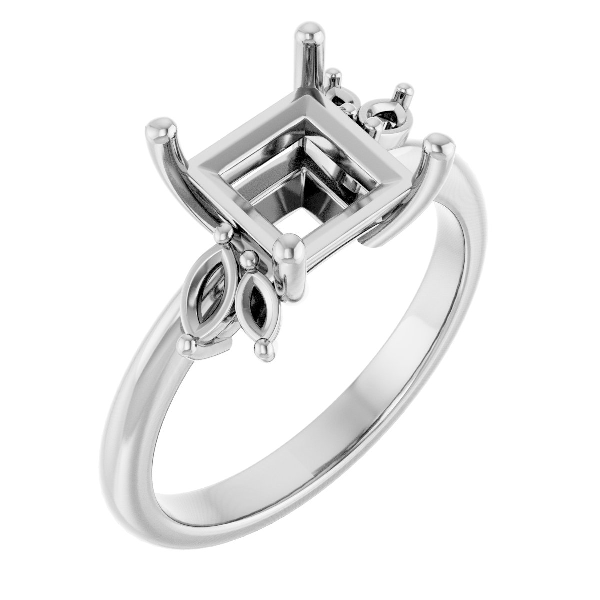 Accented Engagement Ring