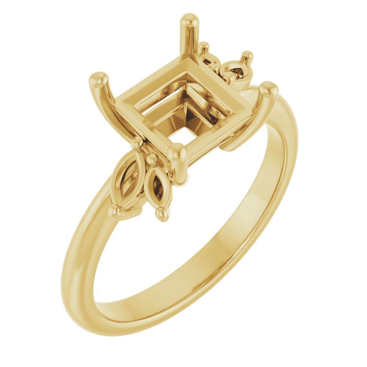 Accented Engagement Ring