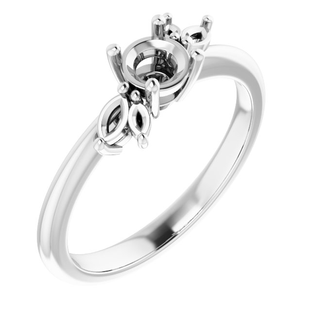 Accented Engagement Ring