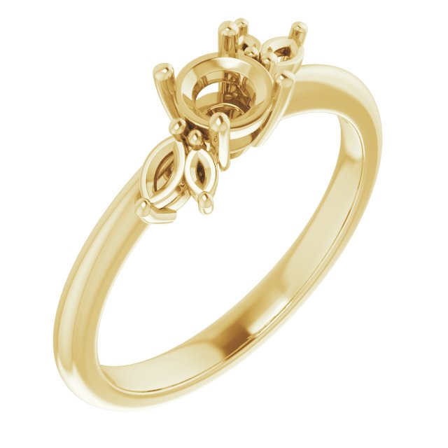 Accented Engagement Ring