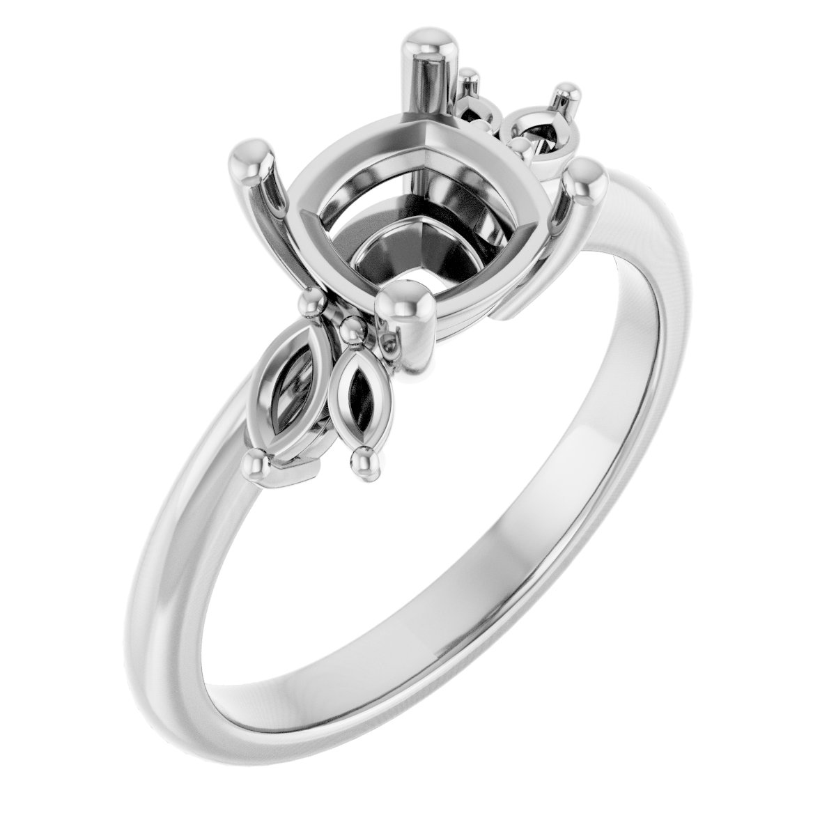 Accented Engagement Ring