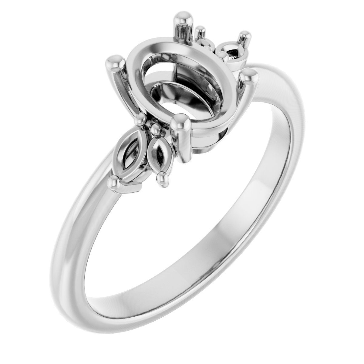 Accented Engagement Ring