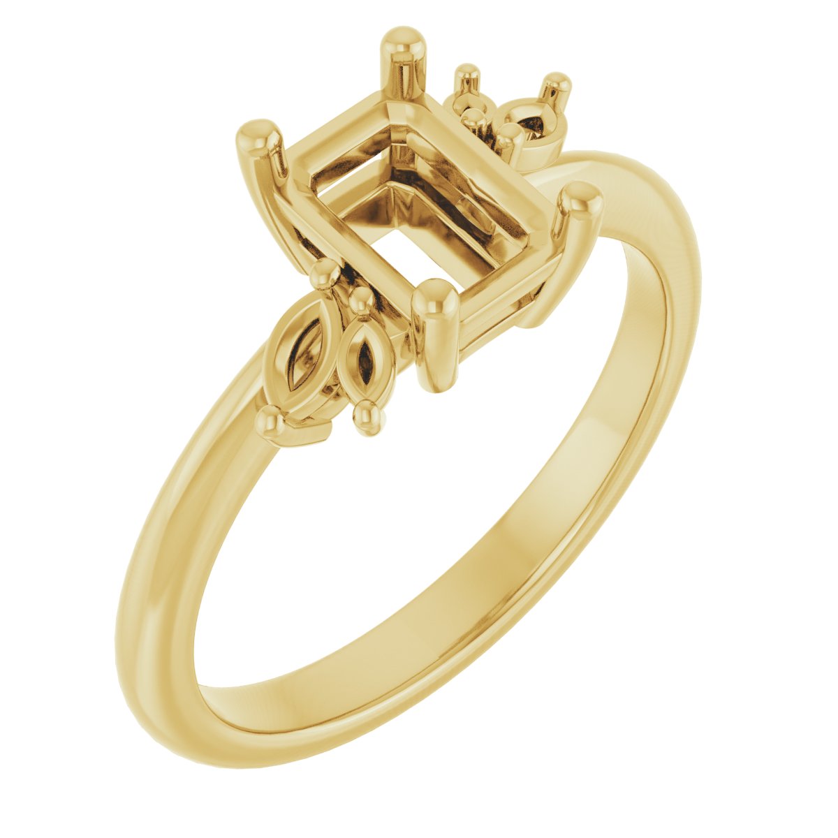 Accented Engagement Ring