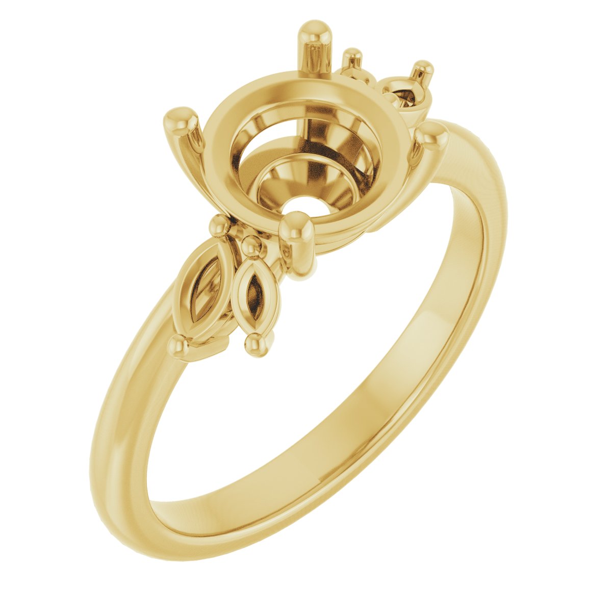 Accented Engagement Ring