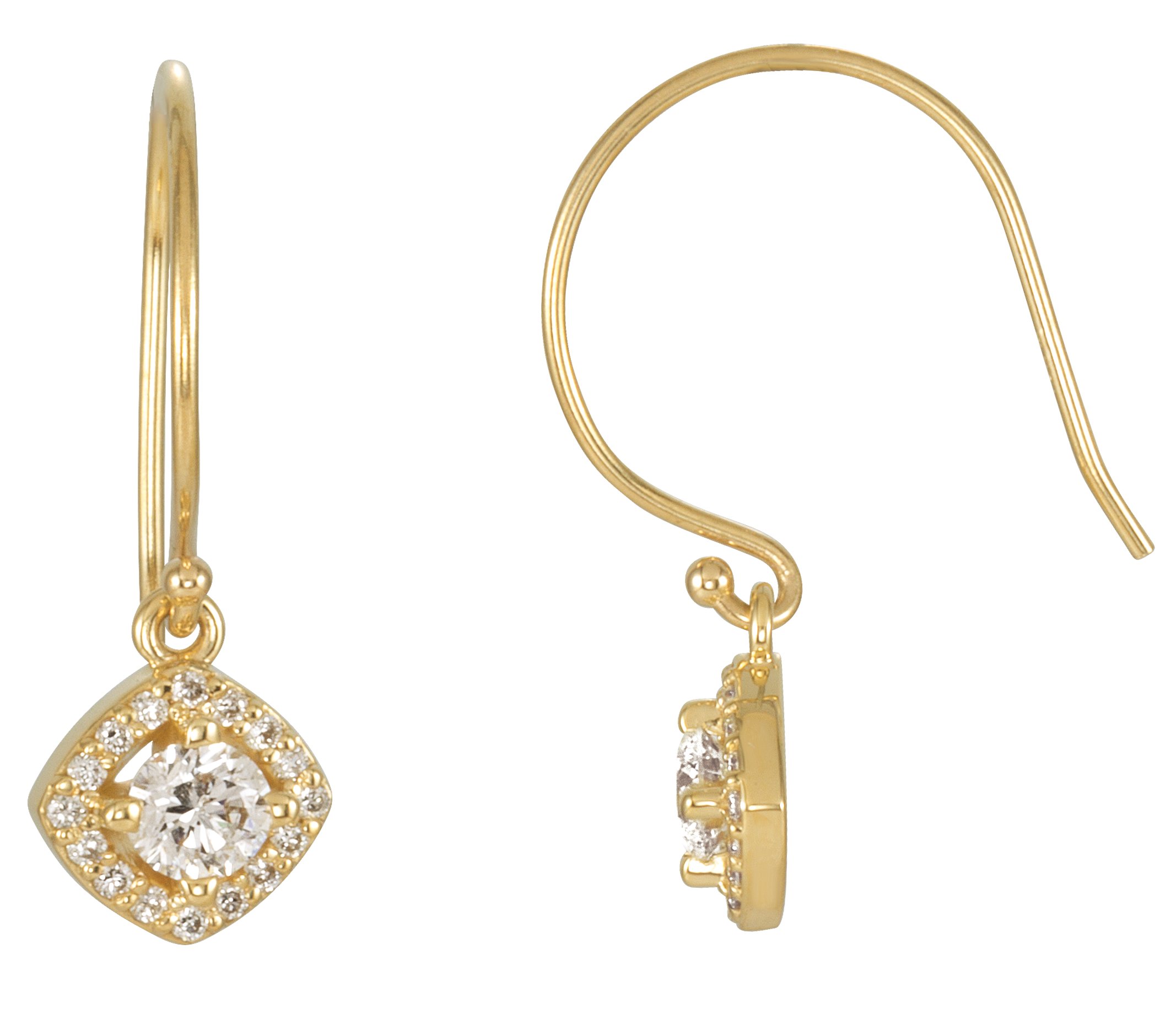 14K Yellow .625 CTW Diamond Earrings Ref. 3569463