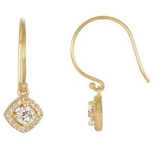 14K Yellow 5/8 CTW Diamond Earrings