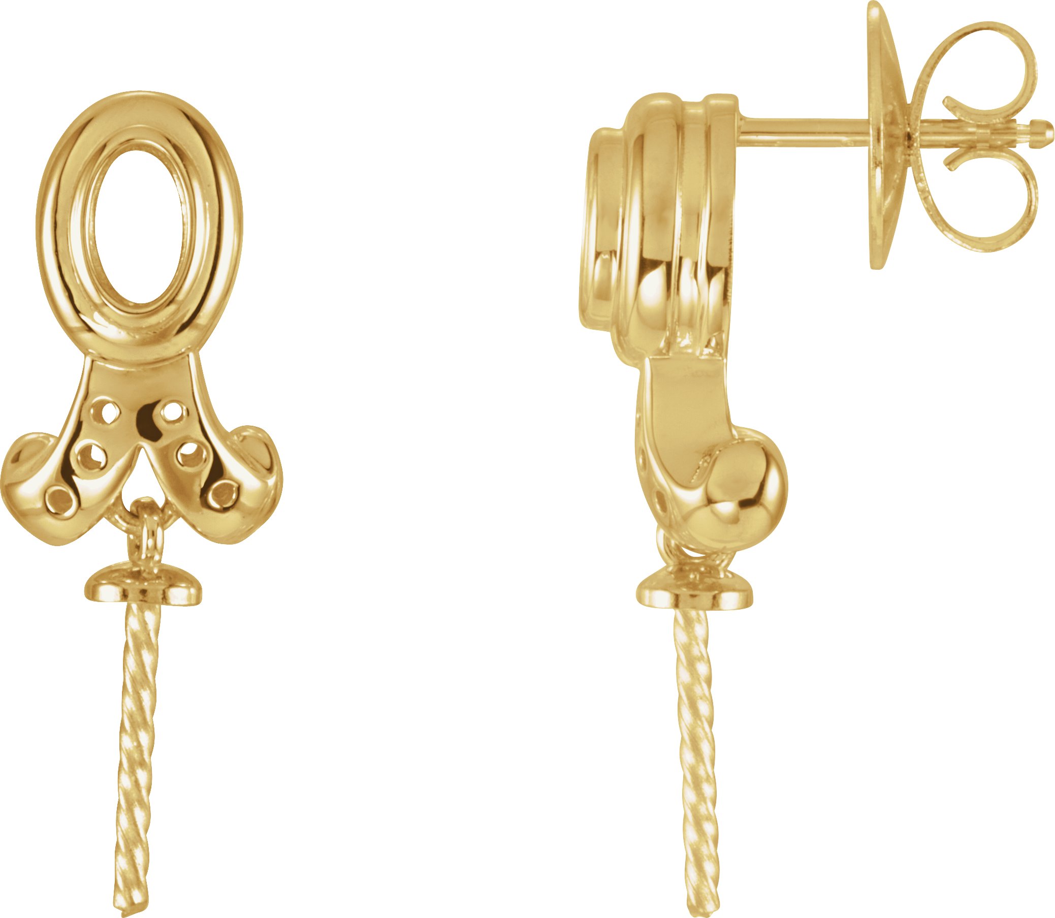 Accented Pearl Earrings