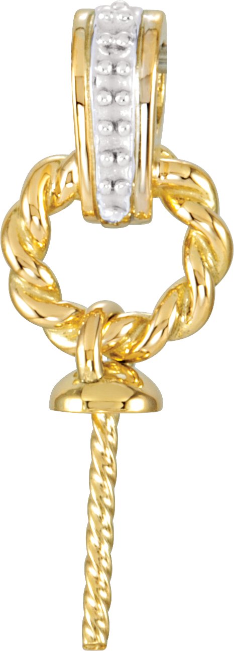 Accented Pearl Pendant