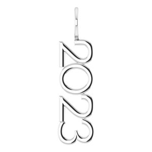 Sterling Silver 2023 Year Charm/Pendant